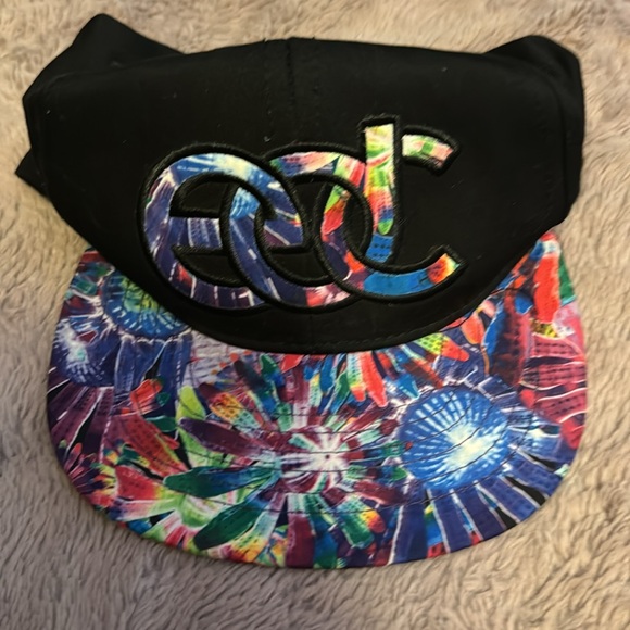 ✨ RARE ✨ EDC 2016 Electric Daisy Carnival 🌼🎡 Snapback Trucker Festival Hat - Picture 2 of 4